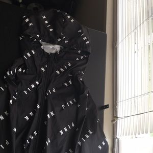 Pink nation windbreaker type jacket